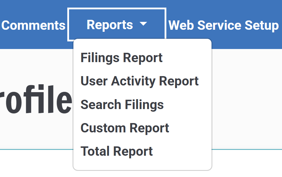 New admin reports offer expanded visibility into user data, making it easier for Agency Administrators to monitor account activity and manage filings efficiently.