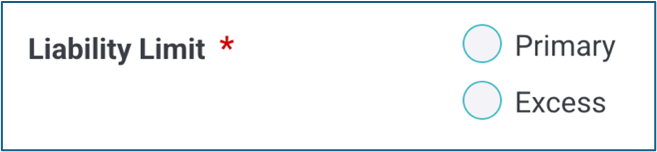 Coverage type field added to the Form E.